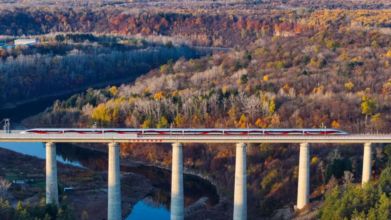 沈白高鐵正式開通運(yùn)營。受訪方供圖