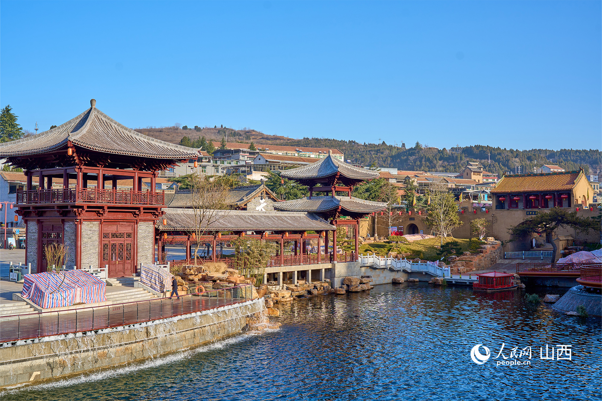 冬日里的山西省晉城市陽城縣白巷里。人民網(wǎng) 張超寧攝